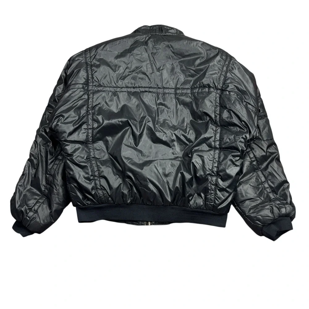 Vintage United Parcel Service UPS Jacket Men's XL Black Puffer Quilted Bomber